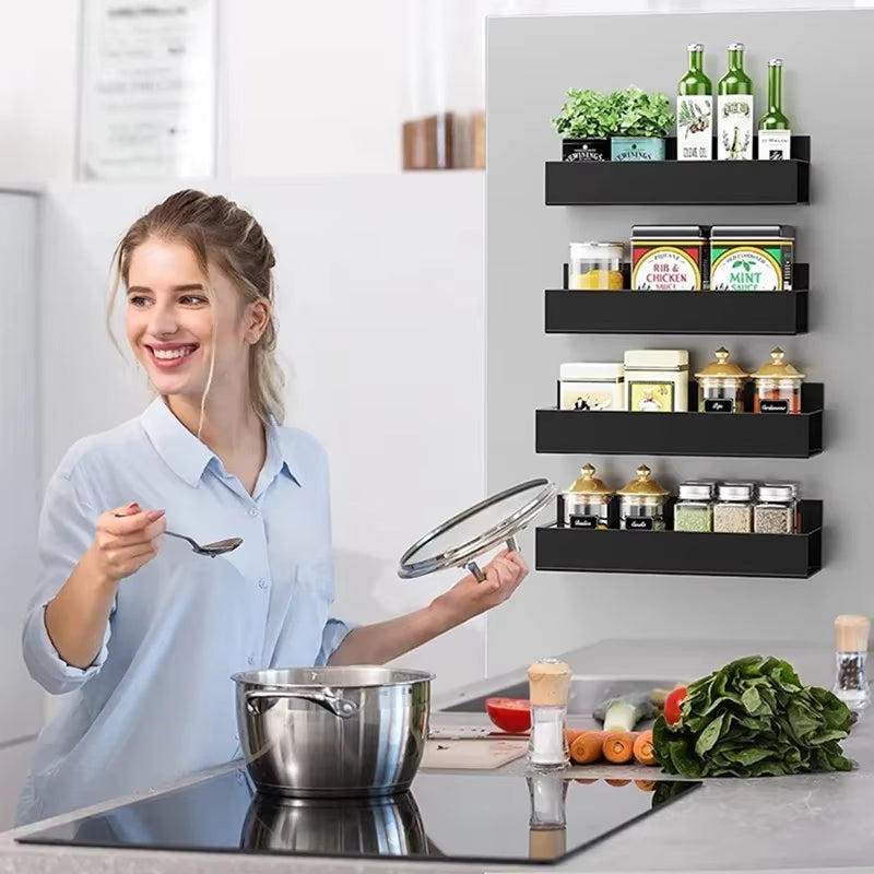 Estante Magnético Premium para Refrigerador – Organización Inteligente para tu Cocina
