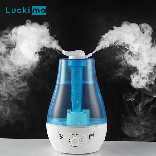 Humidificador Ultrasónico Premium de 3000ML | Difusor de Aromas con Doble Nebulización, Luz LED y Control Remoto