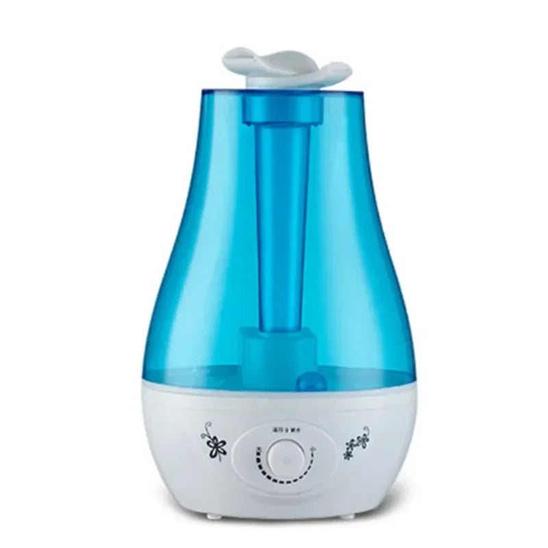 3000ML Ultrasonic Air Humidifier Double Sprayers for Home Office Baby Room Big Mist Volume Fog Mist Maker Essential Oil Diffuser